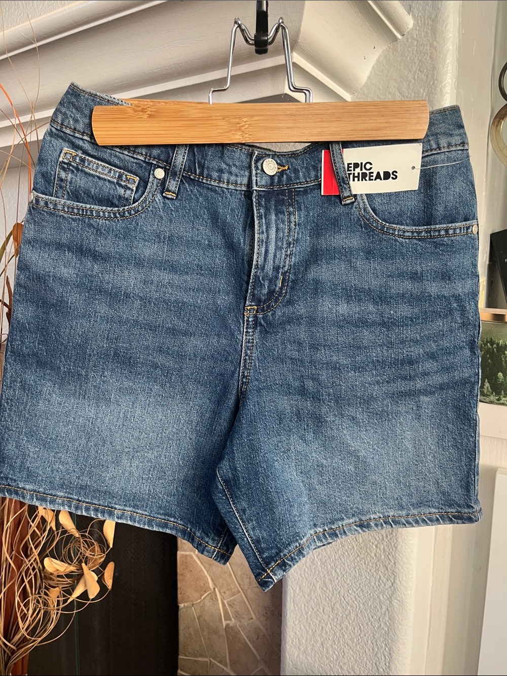 Epic Threads Medium Blue Denim Jean Shorts